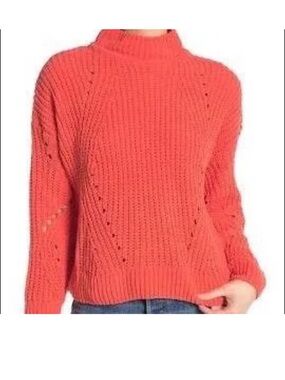 HYFVE Coral Knit Turtleneck Sweater